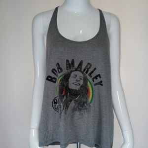 Retro Bob Marley One Love Tank Rasta Colors